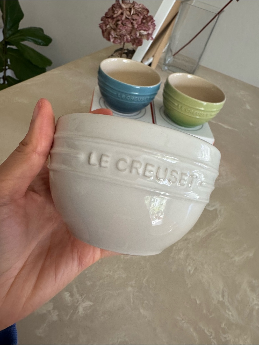 *Hard to Find* Le Creuset Rice Bowls Set of 4 - Picture 5 of 10